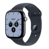 Apple Watch Series 12 GPS, 46mm Night Blue Ceramic Case with Black Sport Band