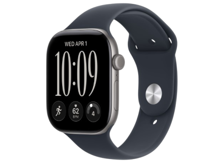 Apple Watch Series 12 GPS, 42mm Space Gray Aluminum Case with Black Sport Band