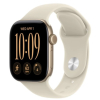 Apple Watch Series 12 GPS, 42mm Light Gold Aluminum Case with Sand Sport Band