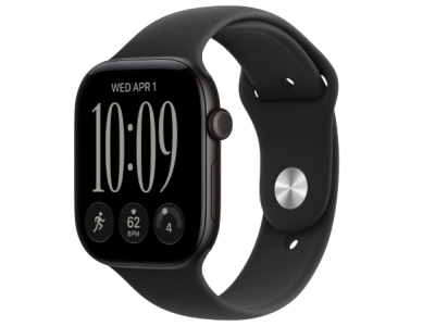 Apple Watch Series 12 GPS, 42mm Black Aluminum Case with Black Sport Band Apple Watch Series 12 GPS, 42mm Black Aluminum Case with Black Sport Band