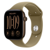 Apple Watch Series 12 GPS, 42mm Dark Bronze Aluminum Case with Black Sport Band