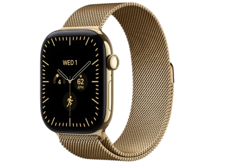 Apple Watch Series 12 GPS, 46mm Radiant Gold Titanium