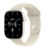 Apple Watch Series 12 GPS, 42mm Pearl White Ceramic Case with Black Sport Band
