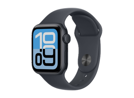 Apple Watch SE 3 GPS, 40mm Midnight Aluminum Case with Midnight Sport Band