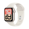 Apple Watch SE 3 GPS, 40mm Starlight Aluminum Case with Starlight Sport Band
