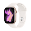 Apple Watch Series 11 GPS, 46mm Rose Gold Aluminum Case with Light Blush Sport Band