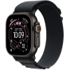 Apple Watch Ultra 3 GPS + Cellular, 49mm Black Titanium Case with Black Alpine Loop