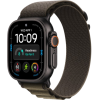 Apple Watch Ultra 4 GPS + Cellular, 49mm Black Titanium Case with Dark Olive Alpine Loop