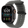 Apple Watch Ultra 4 GPS + Cellular, 49mm Black Titanium Case with Translucent Black Ocean Band