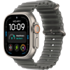 Apple Watch Ultra 4 GPS + Cellular, 49mm Natural Titanium Case with Translucent Black Ocean Band