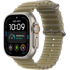 Apple Watch Ultra 4 GPS + Cellular, 49mm Natural Titanium Case with Translucent Kelp Ocean Band