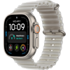 Apple Watch Ultra 4 GPS + Cellular, 49mm Natural Titanium Case with Translucent Gray Ocean Band