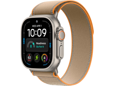 Apple Watch Ultra 4 GPS + Cellular, 49mm Natural Titanium Case with Sand Trail Loop Apple Watch Ultra 4 GPS + Cellular, 49mm Natural Titanium Case with Sand Trail Loop