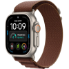 Apple Watch Ultra 4 GPS + Cellular, 49mm Natural Titanium Case with Burgundy Alpine Loop