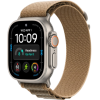 Apple Watch Ultra 4 GPS + Cellular, 49mm Natural Titanium Case with Desert Alpine Loop