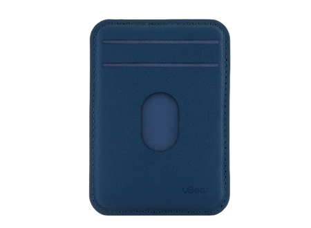 uBear Split magnetic cartdholder Экокожа Темно-синий