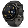 Garmin Fenix 9 Pro 47mm Amoled Sapphira Carbon Gray DLC Titanium with Black/Pebble Gray Silicone Band