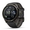 Garmin Fenix 9 Pro 43mm Amoled Sapphira Carbon Gray DLC Titanium with Black/Pebble Gray Silicone Band