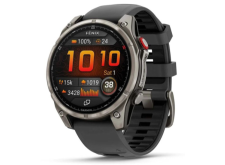 Garmin Fenix 8 Pro 47mm Amoled Sapphire Titanium Carbon Gray DLC Titanium Black Pebble Gray Band