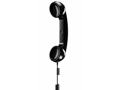 Native Union Pop Phone USB-C Гарнитура ретро телефонная трубка черная