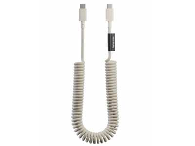 Native Union Pop Cable XL USB-C/USB-C, 60W, длина 2,4 м, песчаник
