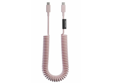 Native Union Pop Cable XL USB-C/USB-C, 60W, длина 2,4 м, розовый
