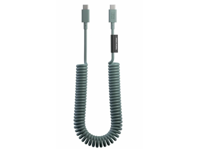 Native Union Pop Cable XL USB-C/USB-C, 60W, длина 2,4 м, темно-зеленый