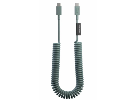 Native Union Pop Cable XL USB-C/USB-C, 60W, длина 2,4 м, темно-зеленый