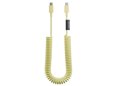 Native Union Pop Cable XL USB-C/USB-C, 60W, длина 2,4 м, лимонный