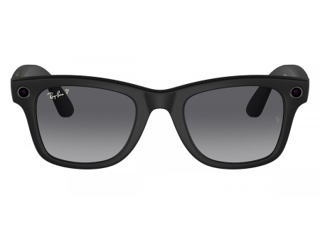 Ray-Ban Wayfarer Matte Black/Polar Gradient Graphite