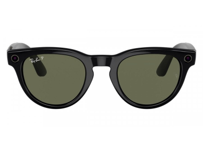 Ray-Ban Headiliner Shiny Black/Polar G15 Gren