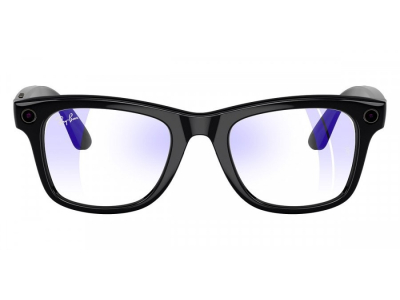 Ray-Ban Wayfarer Shiny Black/Clear 