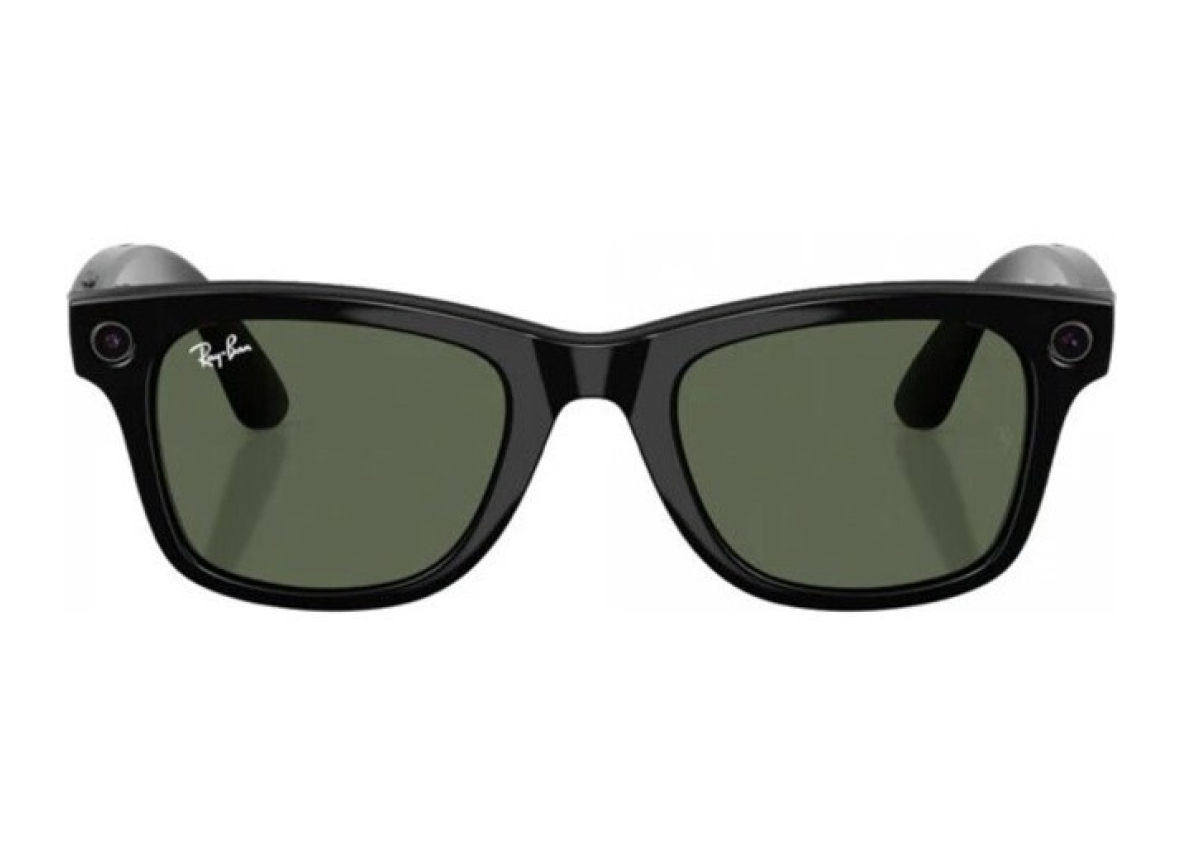 Ray-Ban Gen 2 Wayfarer Shiny Black / G15 Green