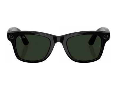 Ray-Ban Gen 2 Wayfarer Shiny Black Clear/Graphite Green transitions