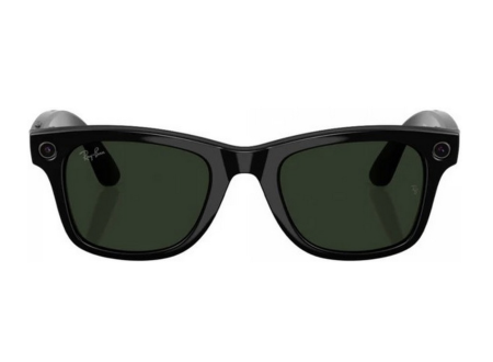 Ray-Ban Gen 2 Wayfarer Shiny Black Clear/Graphite Green transitions