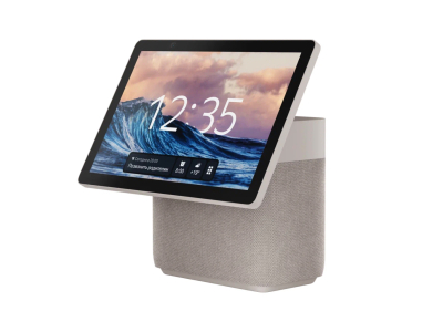 Умная колонка Яндекс.Станция Дуо Макс с Zigbee, бежевая